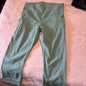 Athleta Green Leggings